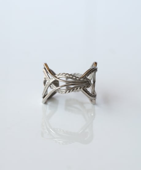 YARN cuff ring - Ⅱ ＜Pt900＞