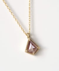 One of a kind / Natural Diamond Necklace ＜K18YG＞ - N370C