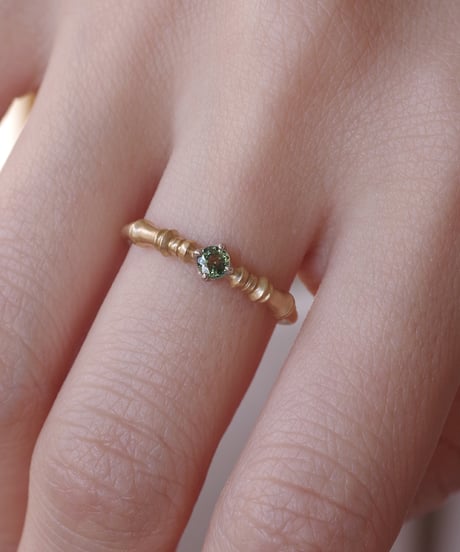 One of kind / Sapphire Ring ＜K18YG＞ - R32MSYG(MG)