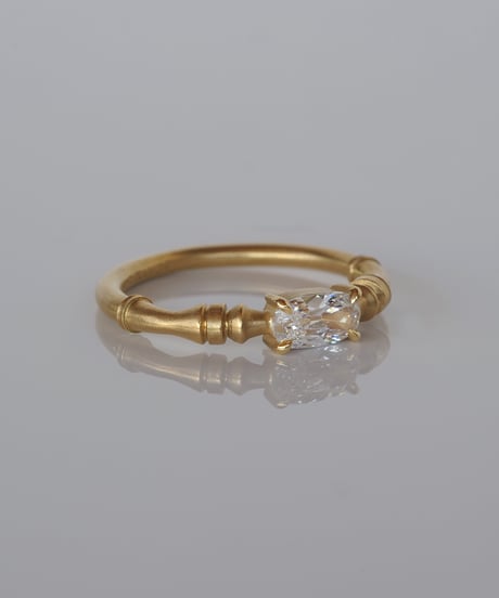 One of kind / Natural Diamond Ring ＜K18YG＞ - R404YG
