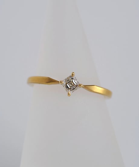 One of kind / Diamond ring【CGL】＜K18YG＞ - R203YG