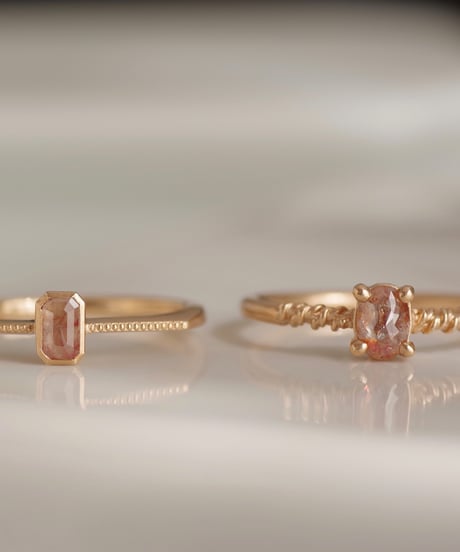 One of a kind / Diamond Ring ＜K18YG＞ - R305C