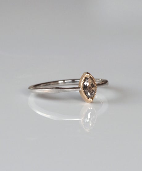 One of kind / Diamond Ring ＜Pt900, K18YG＞ - R248CPTYG