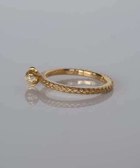 One of kind / Natural Diamond Ring ＜K18YG＞ - R478YG