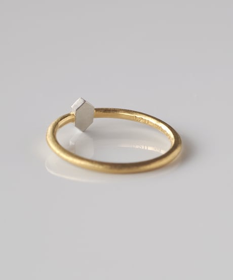 One of kind / Natural Diamond Ring ＜K18YG/Pt＞ - R211YGPT