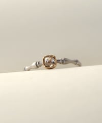 One of kind / Natural Diamond Ring ＜Pt/K18YG＞ - R224PTYG