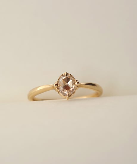 One of kind / Natural Diamond Ring ＜K18YG＞ - RC227YG