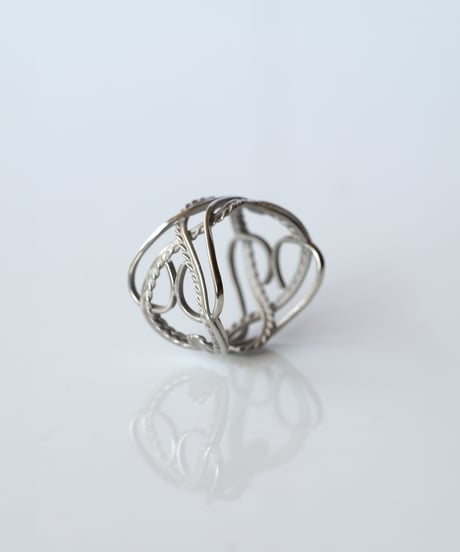YARN cuff ring - Ⅱ ＜Pt900＞