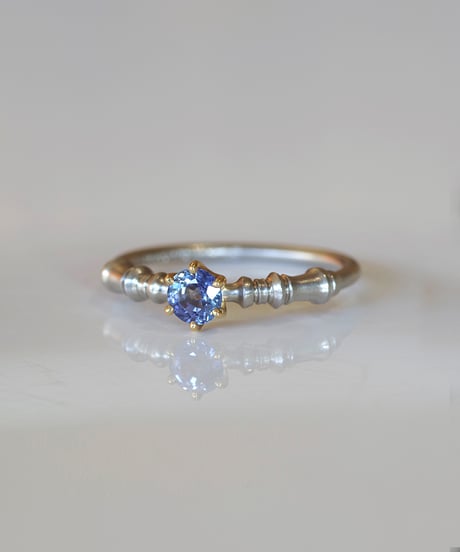One of kind / Sapphire Ring ＜Pt / K18YG＞ - R490SPTYG