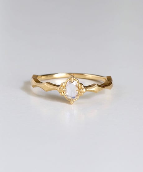 One of kind / Rosecut Diamond Ring ＜K18YG＞ -RR144C