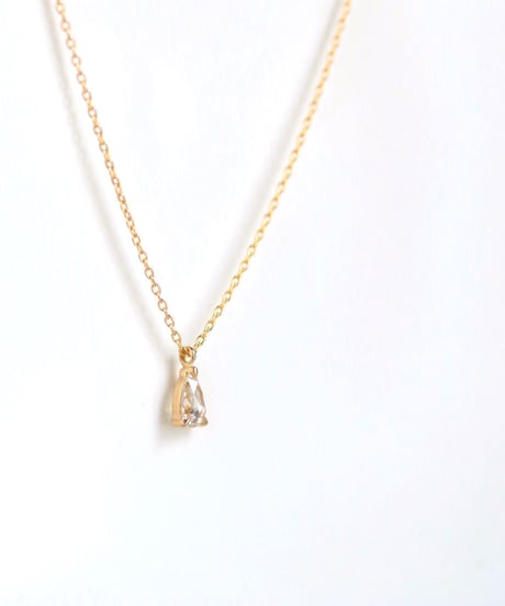 One of a kind / Rosecut Diamond Necklace ＜K18YG＞ - NR166C