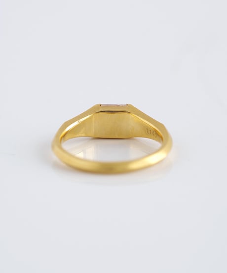 One of kind / Natural color Diamond ring ＜K18YG＞ - R1140YG