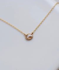 One of a kind / Rosecut Diamond Necklace ＜K18YG＞ - NR065C