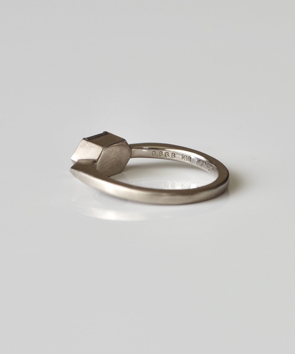 美品★KANOE★One of a kind K18ナチュラルダイヤモンドリング One of a kind / Diamond Ring <K18WG> - R888CWG