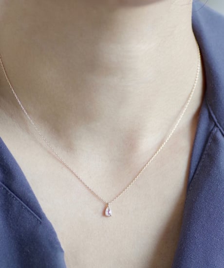 One of a kind / Rosecut Diamond Necklace ＜K18YG＞ - NR166C
