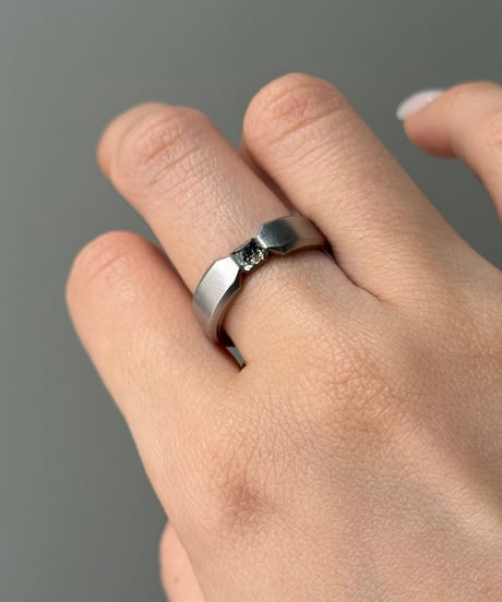 One of kind / Natural Diamond Ring ＜Pt＞ - R398PT