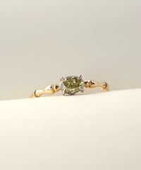 One of kind / Natural Diamond Ring ＜K18YG/Pt＞ - R592YGPT
