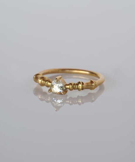 One of kind / Natural Diamond Ring ＜K18YG＞ - R392YG