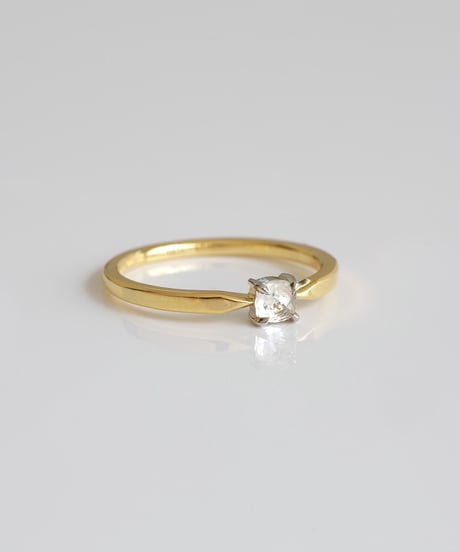 One of kind / Natural Diamond Ring ＜K18YG＞ -  R277YGPT