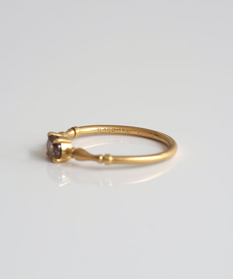 One of kind / Natural Diamond Ring ＜K18YG＞ -  R462YG
