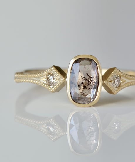 One of a kind / Diamond Ring ＜K18YG＞ - R570C