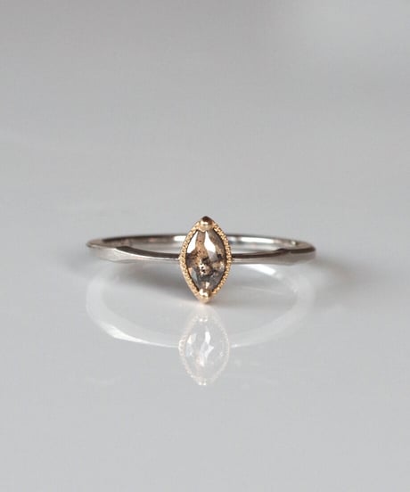 One of kind / Diamond Ring ＜Pt900, K18YG＞ - R248CPTYG