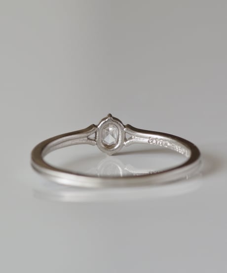 One of a kind / Rosecut diamond Ring ＜PT950＞ - RR102C