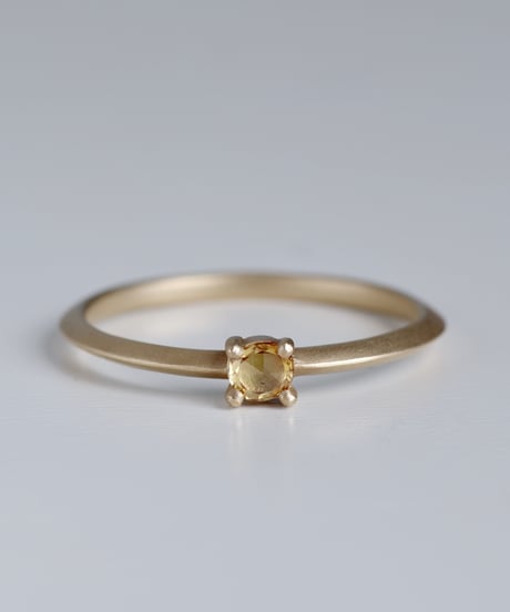 One of a kind / Diamond Ring ＜K18YG＞ - R124C