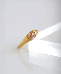One of kind / Natural color Diamond ring ＜K18YG＞ - R1140YG