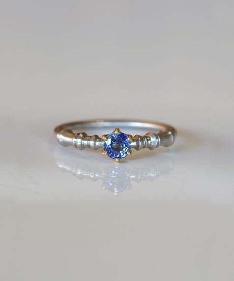 One of kind / Sapphire Ring ＜Pt / K18YG＞ - R490SPTYG