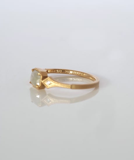 One of kind / Natural Diamond Ring ＜K18YG＞ - R491YG