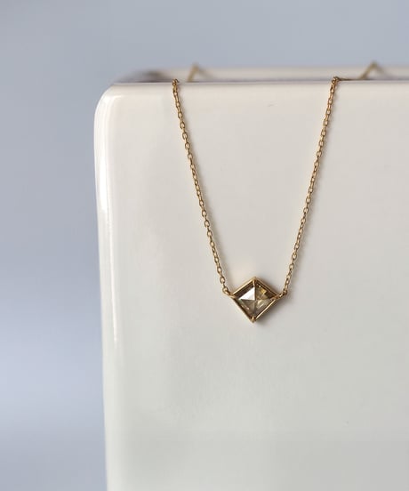 One of a kind / Natural Diamond Necklace ＜K18YG＞ - N469YG