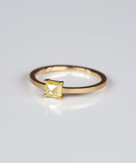 One of kind / Natural Diamond Ring ＜K18YG＞ - R310YG