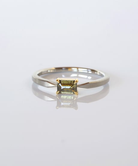 One of kind / Natural Diamond Ring ＜Pt / K18YG＞ - R521PTYG
