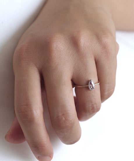 One of kind / Rosecut Diamond Ring ＜K18YG/PT950＞ -RR190C