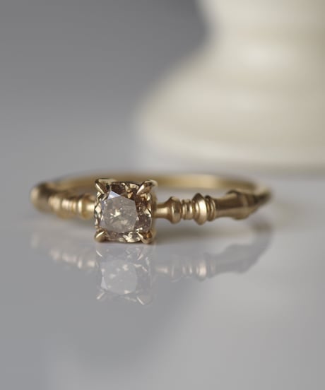 One of kind / Diamond Ring ＜K18YG＞ -R750CYG