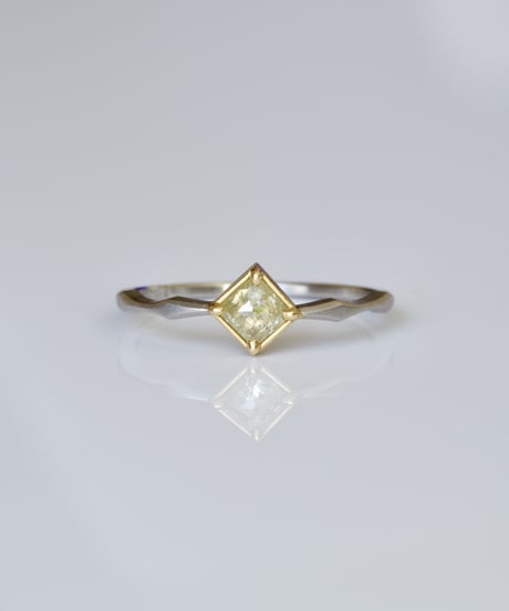 One of kind / Diamond Ring ＜Pt950/K18YG＞ - R377CPTYG
