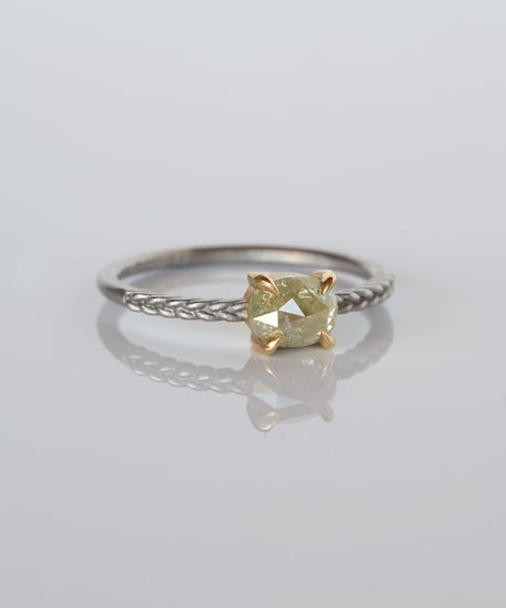 One of kind / Natural Diamond Ring ＜Pt / K18YG＞ - R820PTYG