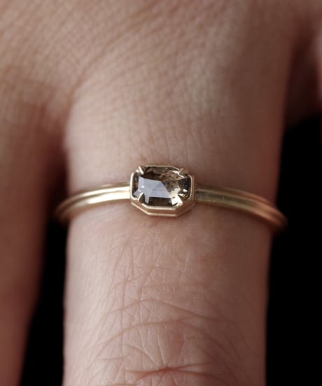 One of kind / Diamond Ring ＜K18YG＞ -R296C