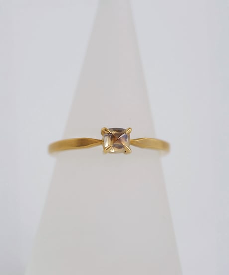 One of kind / Cabochon Diamond ring ＜K18YG＞ - R465YG/CB