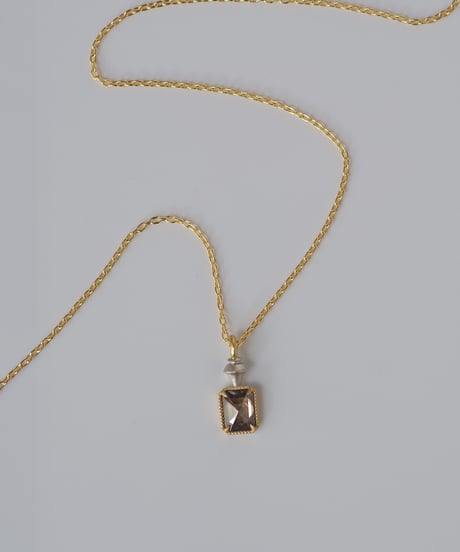 One of a kind / Natural Diamond Necklace ＜K18YG/Pt＞ - N360YGPT
