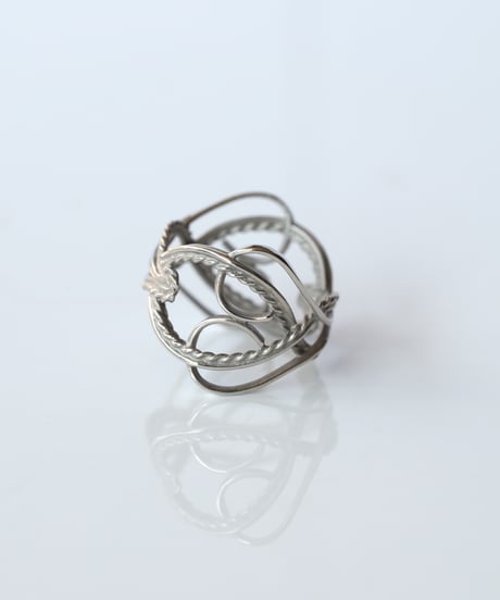 YARN cuff ring - Ⅱ ＜Pt900＞