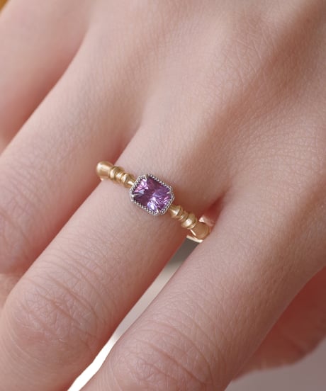 One of kind / Sapphire Ring ＜K18YG/Pt＞ - R570SYGPT
