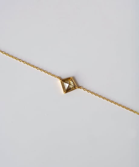 One of a kind / Natural Diamond Necklace ＜K18YG＞ - N469YG
