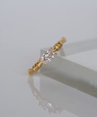 One of kind / Natural Diamond Ring ＜K18YG＞ - R404YG