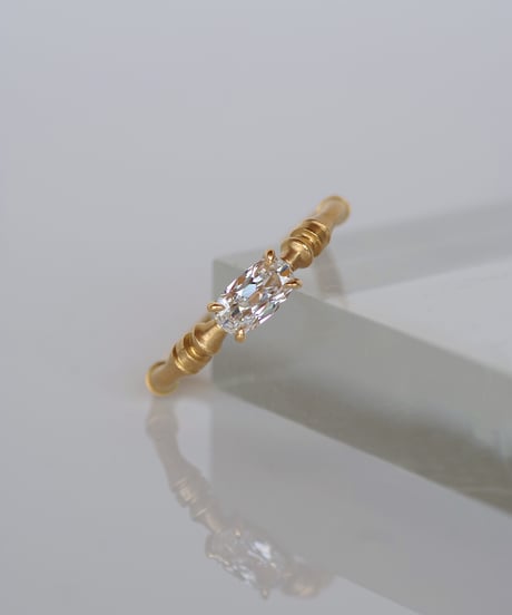 美品☆KANOE☆One of a kind K18ナチュラルダイヤモンドリング One of