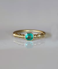 One of kind / Emerald Ring ＜K18YG＞ - R260EYG