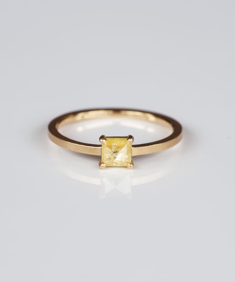 One of kind / Natural Diamond Ring ＜K18YG＞ - R310YG
