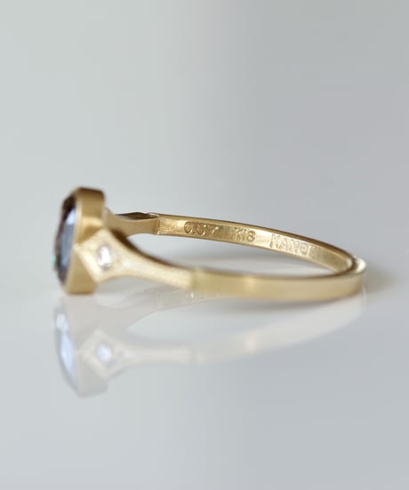 One of a kind / Diamond Ring ＜K18YG＞ - R570C
