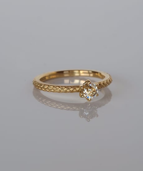 One of kind / Natural Diamond Ring ＜K18YG＞ - R478YG